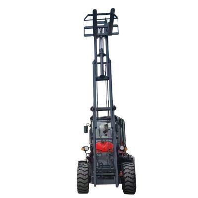 China Farm China Ce Epa Tuv Four Wheel Drive All Terrain Forklift Off-road Forklift 4 T 5 T Rough Terrain Forklift For Sale for sale