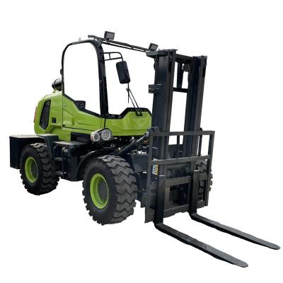 China Farm CE/EPA/TUV 3.0 Ton 3.5 Ton 4.0 Ton 5.0 Ton Rough Terrain Use 4x4 Rough Terrain Forklift For Sale for sale