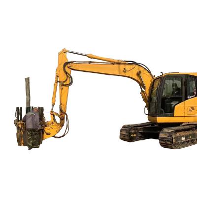 China 4000kg 4t farm hydraulic tree excavator for skid steer loader tree motor tree transplanter machine for sale