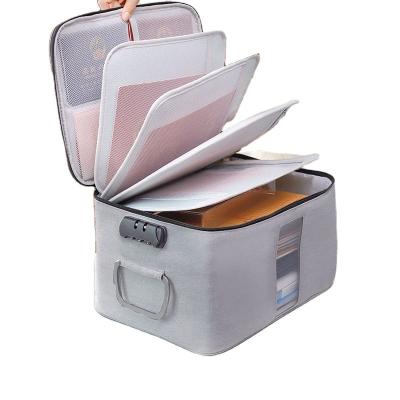 China Super Polyester Factory Price Custom Document Storage Plus Large Capacity Polyester Folder Documents Organizer For Sorting Card Passport for sale