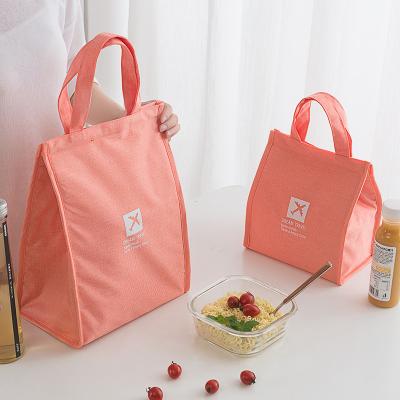 China Waterproof Fashion Single Handle Lunch Bag Customize Logo Waterproof Cooloer Bag Insulated Lunch Bag for sale