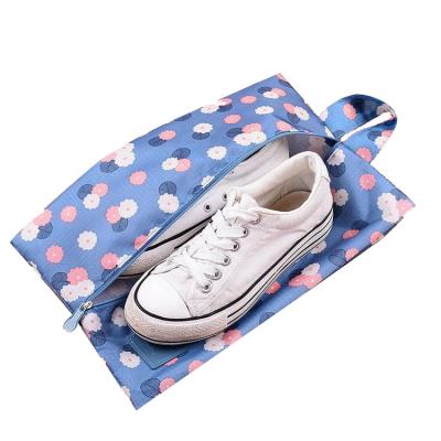 China Wholesale Custom Logo Plaid Polyester Multifunctional Dustproof Twill Polyester Shoes Storage Bag For Household Business Daily Outdoor Travel for sale