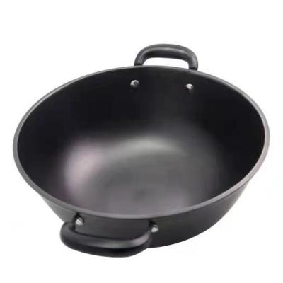 China Economy Cast Iron Factory Price Black Cast Iron Stew Pot For Restaurant Equipment for sale