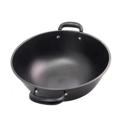 China Quality Assurance Heat Resistant Cast Iron And Black Non-sticky Stew Pot For Home for sale