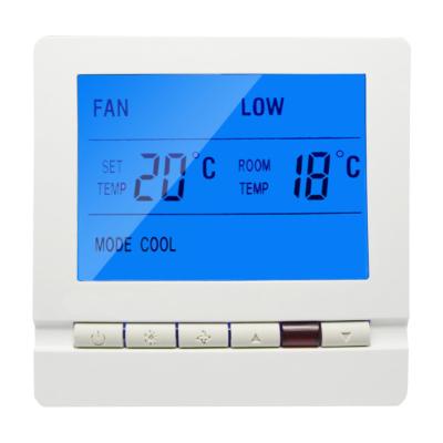 China Minimalist Thermostat Factory Digital Room Temperature Controller Thermostat for Air Conditioning System for sale