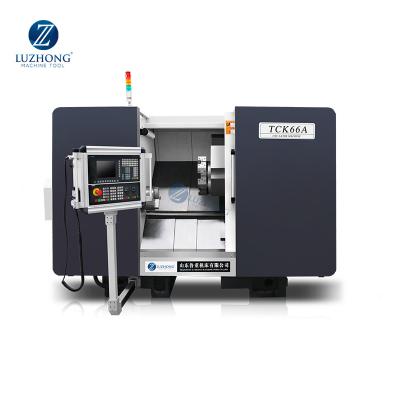 China Multi Purpose Metal Working Competitive Price Lathe Machine CNC Slope Bed Lathe Machine TCK66A Automatic Work Setting CNC Lathe Machine for sale