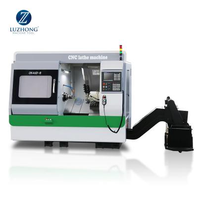 China Multi Purpose Metal Working CNC Turning Milling Machine With CK46D-8 5 Axis Y Axis Slope Bed CNC Lathe For Sale for sale