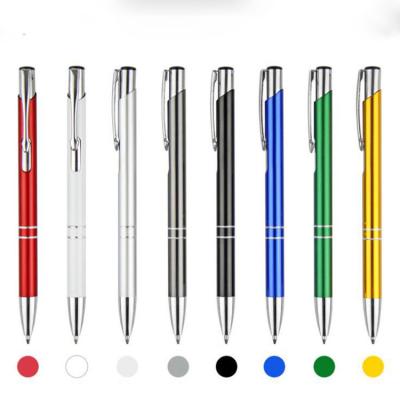 China High Quality Soft Tips Aluminum Ballpoint Pen, Cheap Promotional Metal Aluminum Ballpoint Pen For Business Gift for sale