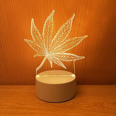 China Cheap High Quality Zero USB Warm Light Led 3D Light Lamp, Home Decorative Night Light Lamp With Switch Button for sale