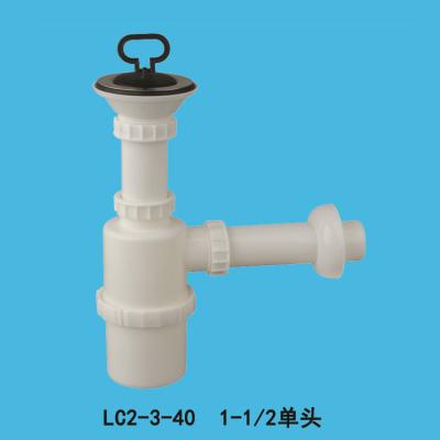 China Disposable Kitchen Basin Sink Plug Drainage Hose Single Drainage PP Bottle Sink Trap for sale