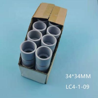 China PE 34*34mm- plastic connector pipe joint coupling for water pipe for sale