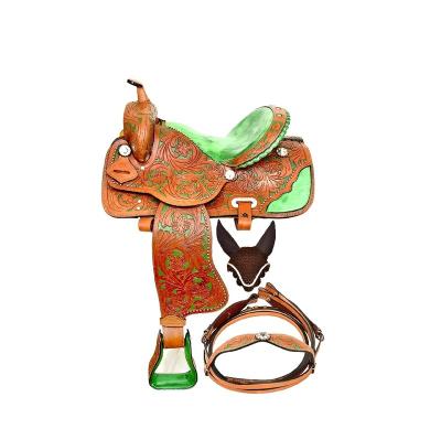 China Available Matching & Heavy Duty Premium Leather Western Saddle Horse FREE SAMPLE Saddle Headrest Stirrup for sale