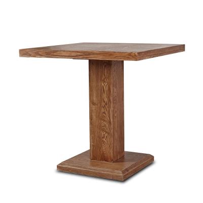 China Eco-friendly Ash Wood Table Wood Dining Table for sale