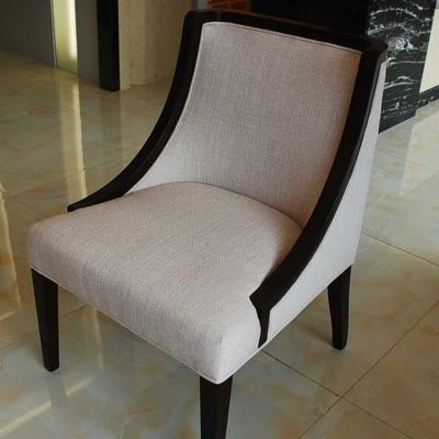 China Restaurant Chair Armrest Solid Wood High End Half Dining Chair for sale