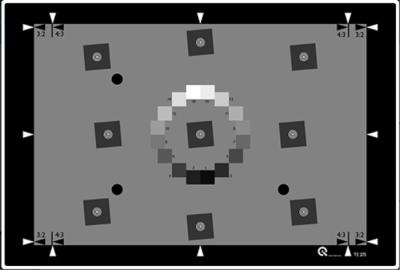 China Der Fotokamera-ISO12233 reflektierende schräg gelegene Rand-Art Diagramm Digitalbild-Entschließungs-des Diagramm-YE0275 zu verkaufen