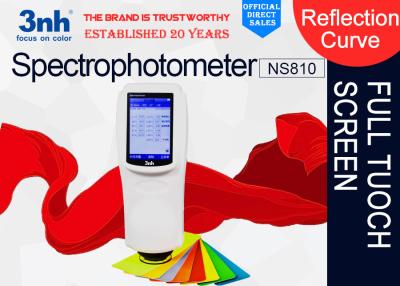 Κίνα NS810 Spectrophotometer 3nh τμήματος μπροκάρ τζιν βελούδου χρωματικής προσαρμογής συσκευή δοκιμής χρώματος προς πώληση