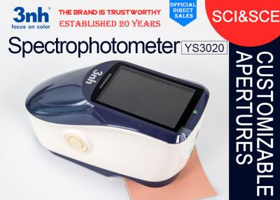 China Deltae*ab 0,04 Draagbare Kleur Spectrofotometer van de het Poederdeklaag van de Aanpassingscolorimeter YS3020 Vloeibare Te koop