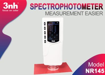 China Detector portátil de la diferencia del color de la tela del colorímetro del espectrofotómetro del laboratorio del cazador del PDA NR145 en venta