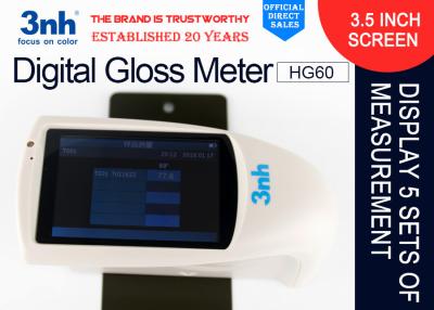 China Economic USB Cable Digital Gloss Meter HG60 Under CIE C Light Source For Skin texture surface Gloss Test for sale