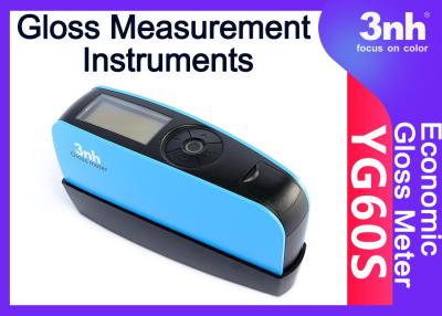 China 0~200GU Digital Gloss Measurement Instruments YG60S Portable Skin Tile Coating Gloss detection for sale