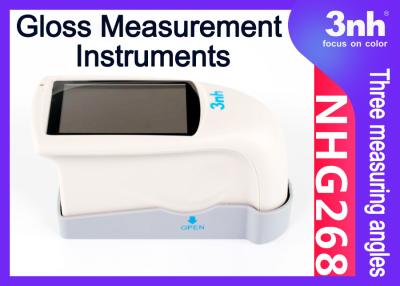 China 20 ° 60 ° 85 ° Gloss meter European portable Ink paper Coating Gloss Measurement Instruments NHG268 for sale