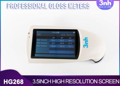 China 3NH Professional Patch Gloss Level Meter 20 60 85 Degree Gloss meters HG268 0-1000GU PC Software for sale