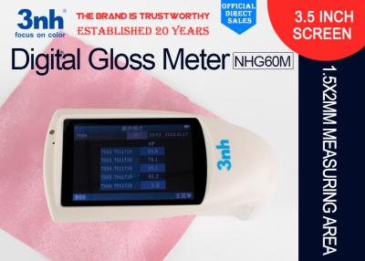 China Multifunction Portable Digital Gloss Measurement Instruments NHG60M 60° Touch Screen for sale