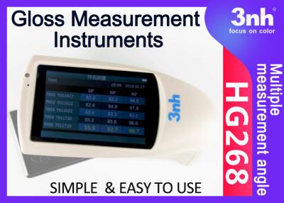 China High Precision Gloss Measurement Instruments NHG268 20° 60° 85° Degree Easy To Use for sale