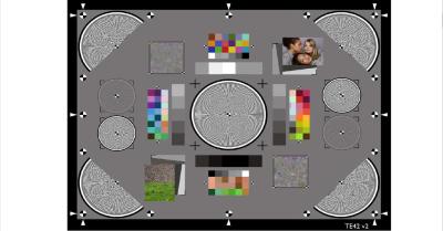 China SineImage Resolution Test Target YE042 Multi Purpose Test Chart For High Speed Camera Testing for sale