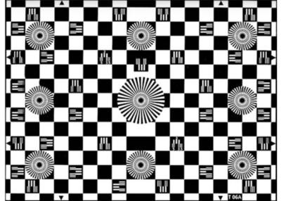 Κίνα Chess Board Test Chart YE006 Resolution Test Target for Geometry and Resolution Checking προς πώληση