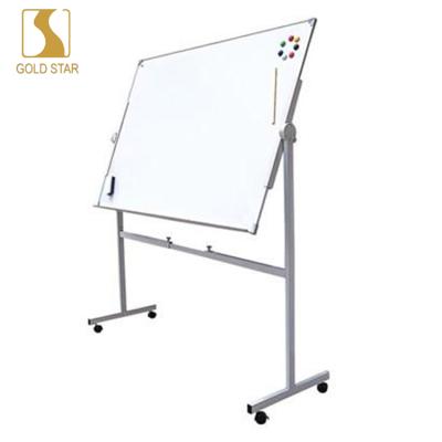 China Application: Office meeting place double-sided magnetic mobile whiteboard, aluminum frame and stand for sale