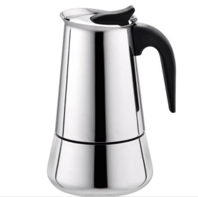 China Hotel Style Mocha Pot Stainless Steel 6cups Electric Mocha Pot Espresso Italian Coffee Maker for sale