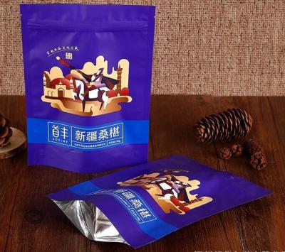 China Customized Snack Food Bags, Stand Up Pouch With Hanging Hole for sale