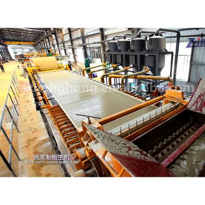 China Construction Exterior Wall Cladding Board Machine Fiber Cement Board Cutting Machine Flow-on Calcium Silicate Board Machine for sale