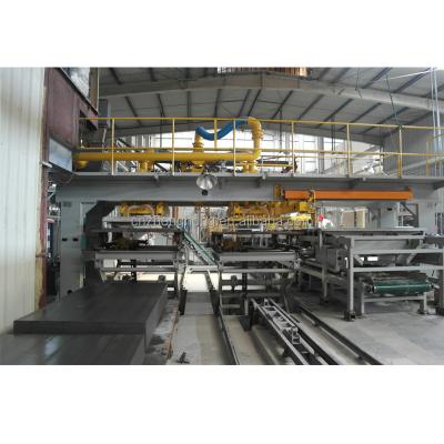 China Flowing-on process Autoclave Fiber Cement Wall Board Flow On Process Calcium Silicate Wall Panel Machinery Production Line plant for sale