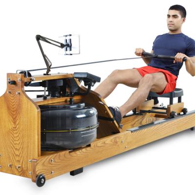 China Vogatore Wooden Home Fitness Gym Equipment Water Rowing Machine UCE Water Resistance Oak Wood One UCE Maquina De Remo Water Rowing Rower Machine for sale