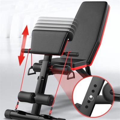 China Modern Multi Function 7 Goal Life In 1 Banco Para Pesa Press Resistance Bands Adjustable Step Training Bench Chair For Home Gym for sale