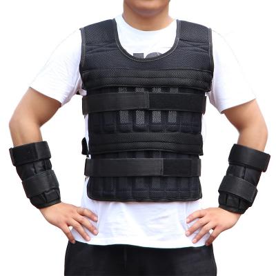 China Plastic Fitness 30kg 20kg Training Vest Logo Sports Tactical Mens Tadjustable Chalecos Con De Peso Weighted Exercise Body Gym Custom for sale