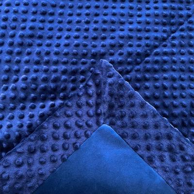 China China Manufacture Folded Blue 100% Polyester Anti-pilling Bed Cover Comfortable Warm Sofa Fleece for sale