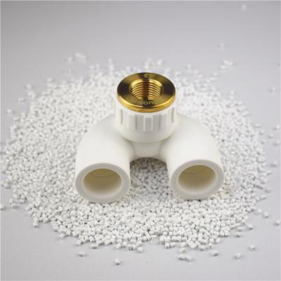 China Luxury Factory Direct Ppr Fittings Best Selling Ppr Hot And Cold Fittings White Return Elbow for sale