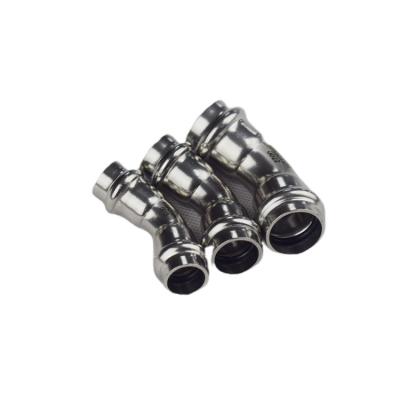 China Luxury Reduce Coupling Stainless Steel Pipe Fittings European Standard 45 Degree Elbow for sale