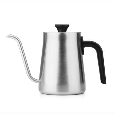 China 304 Stainless Steel Gooseneck Hand Drip Coffee Maker Pour Over Coffee Travel Kettle for sale