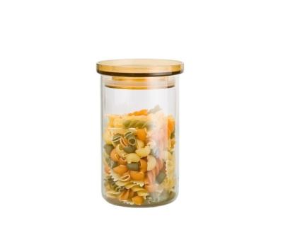 China Kitchen Glass Dry Food Storage Containers Food Canisters High Borosilicate Glass for sale