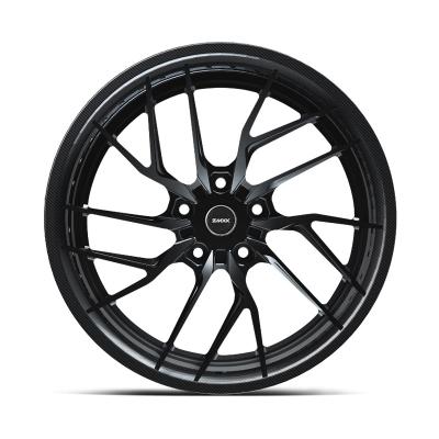 China ZMXX aluminum alloy carbon fiber application to audi carbon fiber wheel for sale