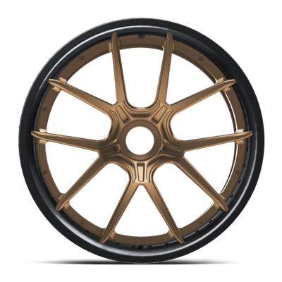 China ZMXX aluminum alloy carbon fiber application to lamborghini carbon fiber wheel for sale