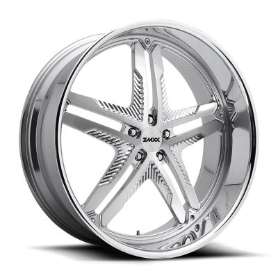 China ZMXX Aluminum Alloy Brushed Aluminum Alloy Forging Wheel Offroad Wheels Steel Face Polish for sale