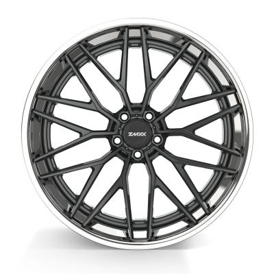 China Aluminum Alloy ZMXX ZMXX 3 Piece Chrome Plated Lip High Strength Alloy Forged Wheel Rims for sale