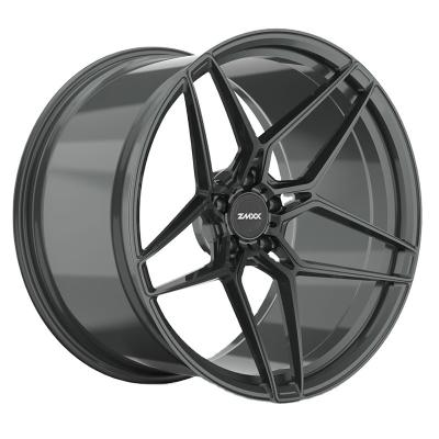 China Aluminum Alloy ZMXX 24 Inch 5*114.3 Forged Wheels 24 -26 Inch Car Custom Alloy Rims Forged Alloy Rims for sale