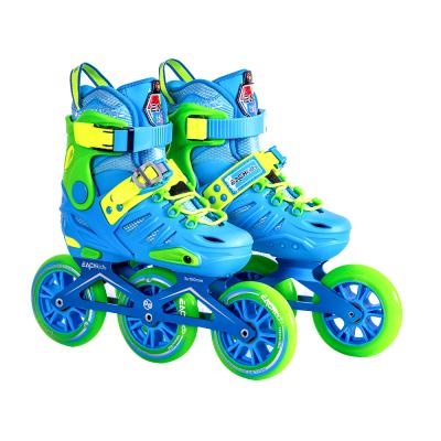 China EACHkdis Kids and Teenager 3 Wheels Skate Shoes Price Kids Outdoor Activity Freestyle Roller Skating Shoes for sale