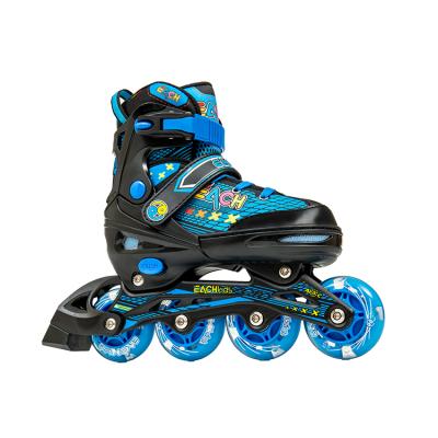 China Good supplier PU high rebound 82A speed skates roller skates integrated roller skates instant roller for kids for sale